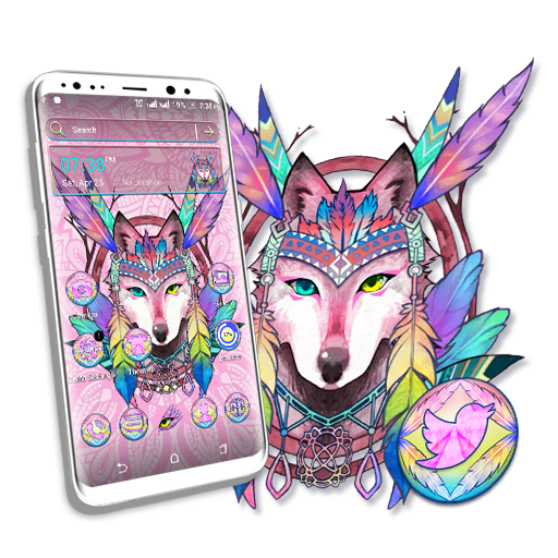 Dream Catcher Wolf Theme icon