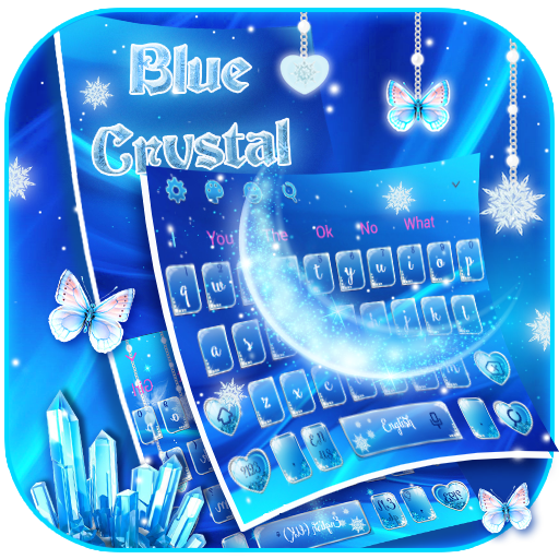 Blue Crystal Keyboard icon