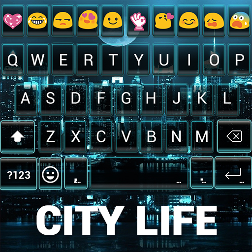 City Life Emoji Keyboard Theme icon