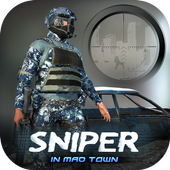 Hit X Man Sniper in Mad Town icon