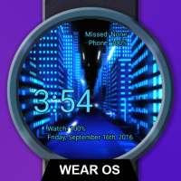 Watch Face Neon City Wallpaper- Wear OS Smartwatch on 9Apps