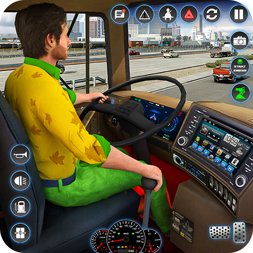 US Bus Driving Games Simulator icon