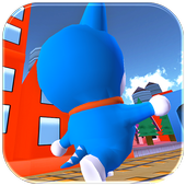 Monsuke Robot Cat Suway Run 3D icon