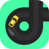 Racing car drift Speed icon
