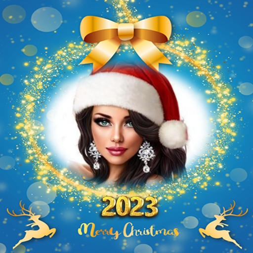 Christmas photo frame 2023 icon