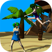 Bikini Girl Fighting Game icon
