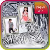 Wild Animal Dual Photo Frame on 9Apps