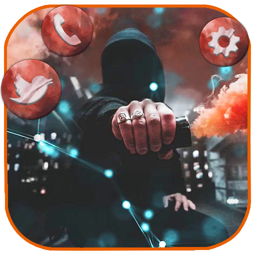 Smoke, Fire, Man Themes, Live Wallpaper icon