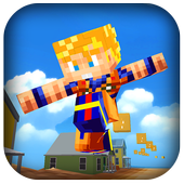 3D Super Hero Dragon Man Run icon