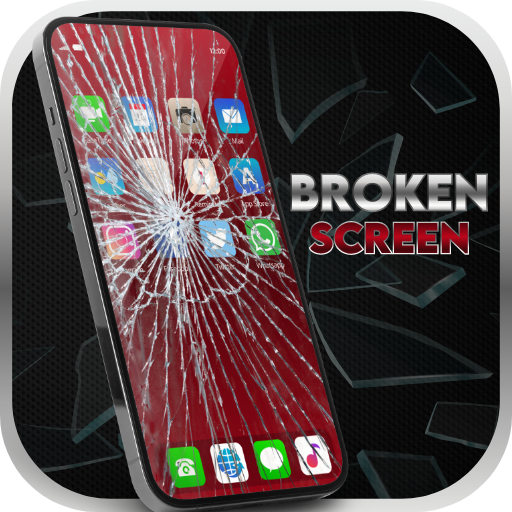 Broken Screen Prank 4k Phone icon