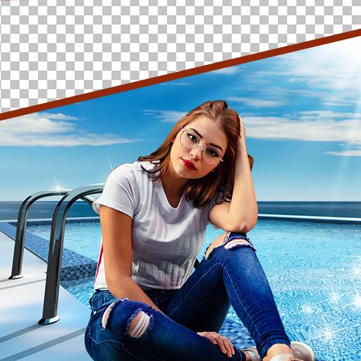 Swimming Pool Photo Background Changer icon