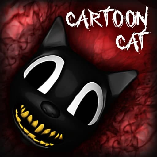 Cartoon Cat game horror icon