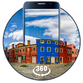 Venice Town 3D Theme&amp;live wallpaper (VR Panoramic) icon