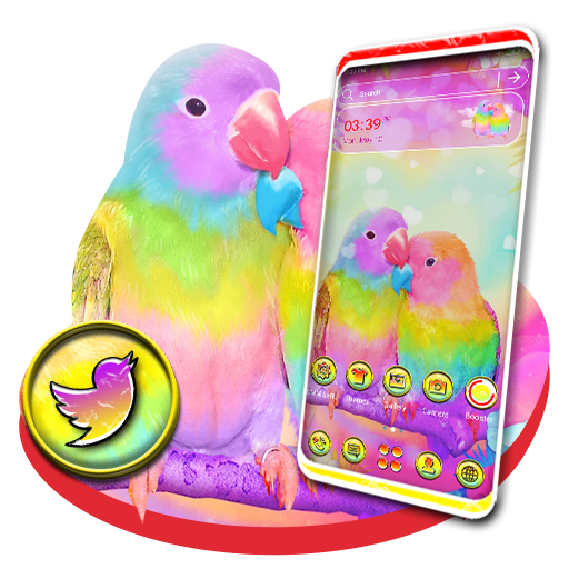 Love Birds Launcher Theme icon