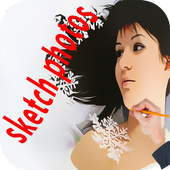 Sketch Cartoon Photo icon