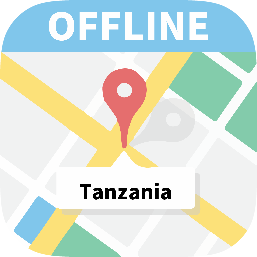 Tanzania offline map icon