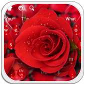 Красная розовая клавиатура on 9Apps