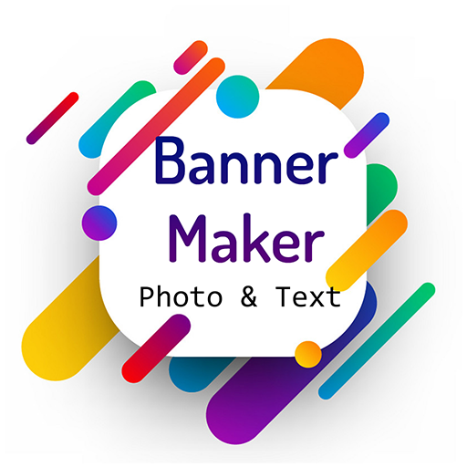 Shop Banner Maker Photo and Text icon