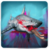 White Shark Hunt Underwarter icon