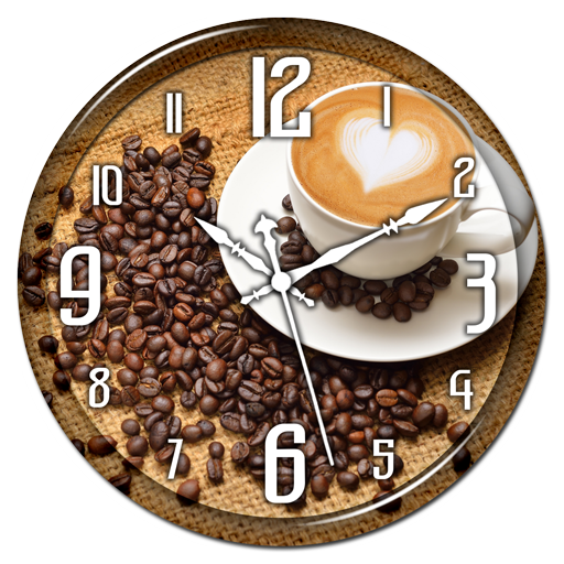 Coffee Clock Live Wallpaper icon
