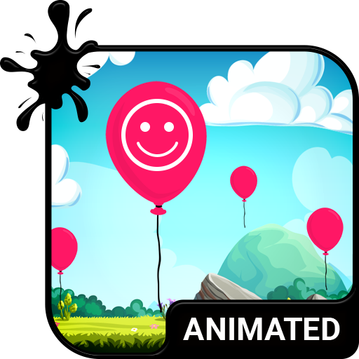 Balloons Animated Keyboard + Live Wallpaper icon