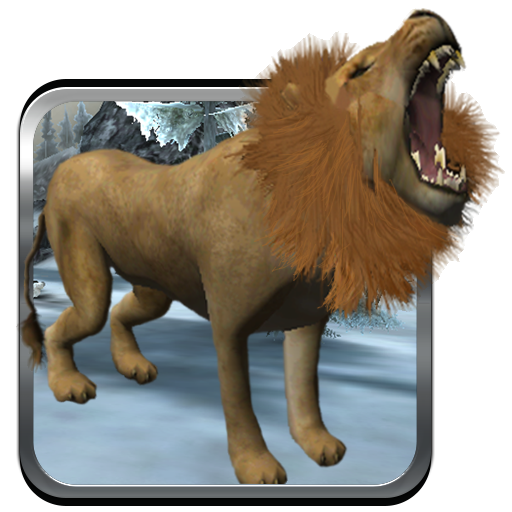 ikon singa liar sniper pemburu