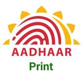 Aadhar Card Print icon