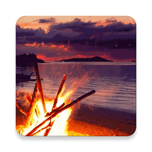 Костер HD Живые обои иконка