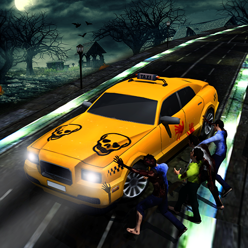 Halloween Night Taxi Driver 3D Car Driving Games icon