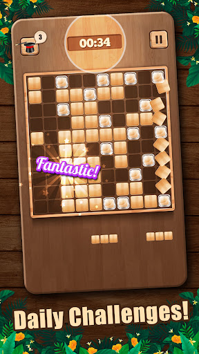 Wooden 100 Block Puzzle screenshot 3