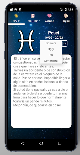 Astrologia e Oroscopo del Giorno screenshot 2