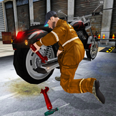 Motobike Mechanic workshop Sim icon