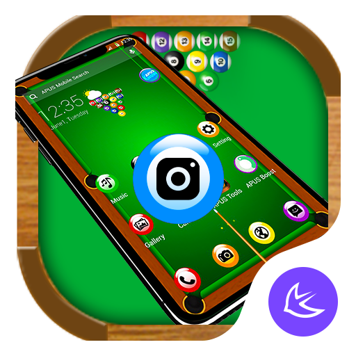 ikon Billiards APUS Launcher theme