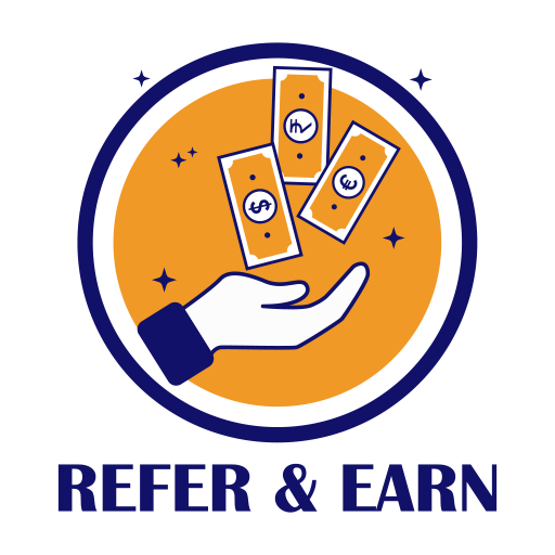 Refer and Earn Money App guide icon