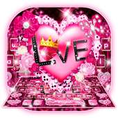 Sparkling Heart Keyboard on 9Apps