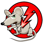 Mouse repellent sound simulator icon