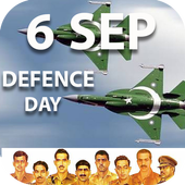 6 September Pak Defence Day Photo frame 2018 icon