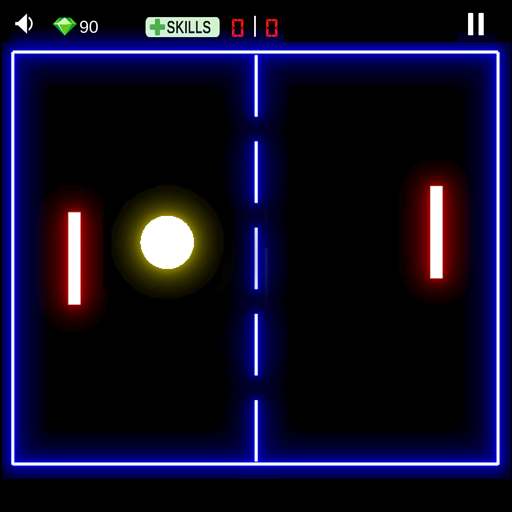 Pong Ball Game - Classic Neon icon