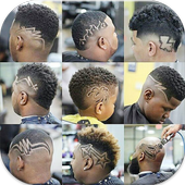 Black Line Haircuts icon