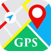 ikon GPS PETA NAVIGASI &amp; PETUNJUK OFFLINE KOORDINAT