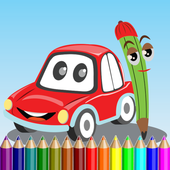 Coloring Formula Sports Car icon