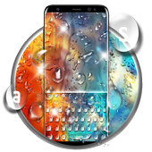 Glamorous Colorful Water Drop Keyboard icon