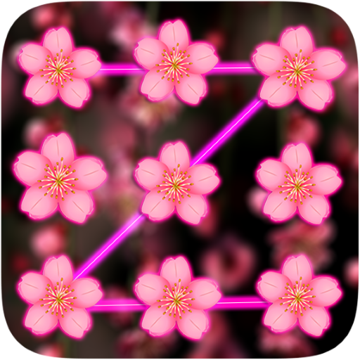 Sakura Pattern Lock Screen icon