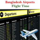 Bangladesh Airports Flight Time icon