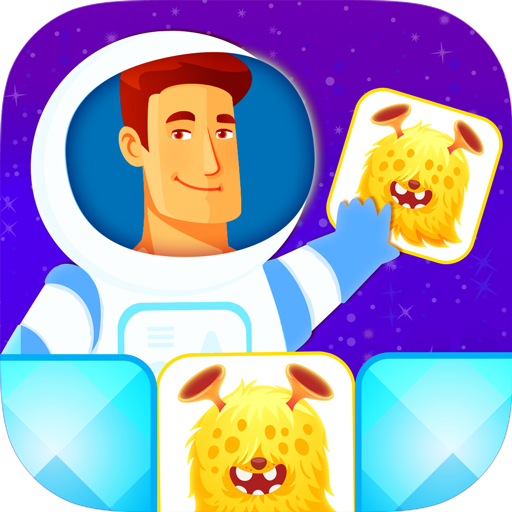 Matching game free for kids. Space monsters! icon