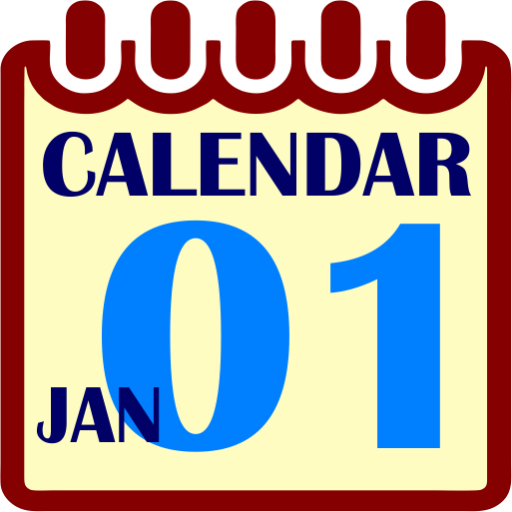 Calendar English 2021 - Holidays icon