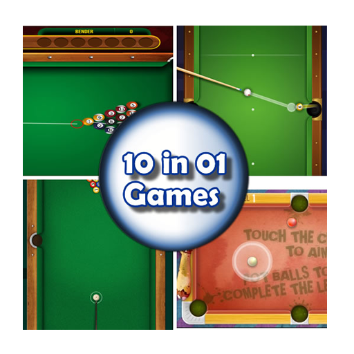 Free Games Billiard Ball Pool 10 in 01 All in One icon