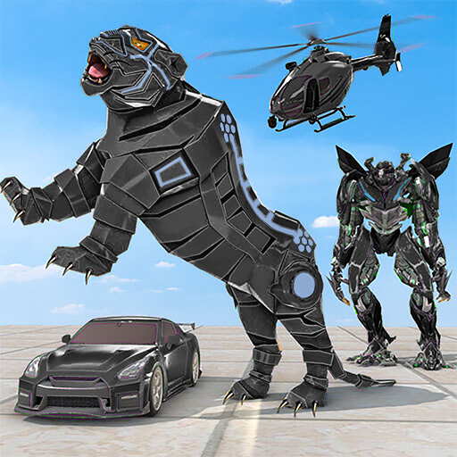 Tiger Transform Robot Car Game icon