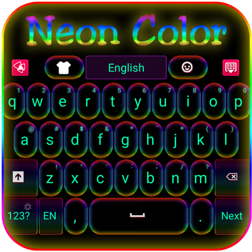 Neon Colors Keyboard icon