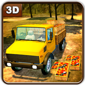 Farm Fruits Transporter Truck icon